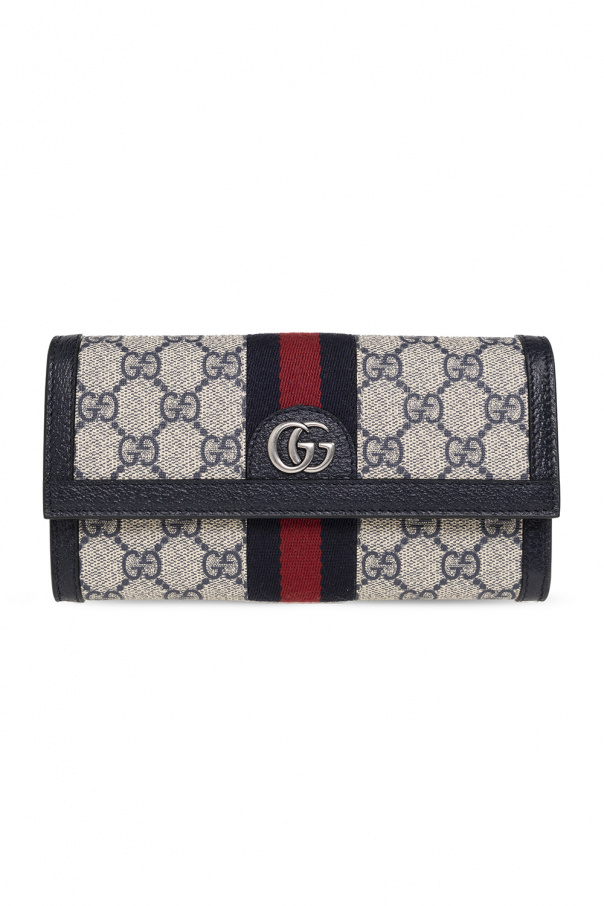 Cream Wallet with logo Gucci Biname fmedShops Switzerland Gucci s Leather Sandals Are a Must Have for Summer